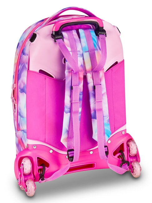 JOYFUL PINS GIRL Zaino Trolley 3 in 1 fuxiafluo - Zaini con carrello