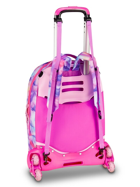 JOYFUL PINS GIRL Zaino Trolley 3 in 1 fuxiafluo - Zaini con carrello