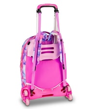 SJGANG JOYFUL PINS GIRL Zaino Trolley 3 in 1 fuxiafluo - Zaini con carrello - 6