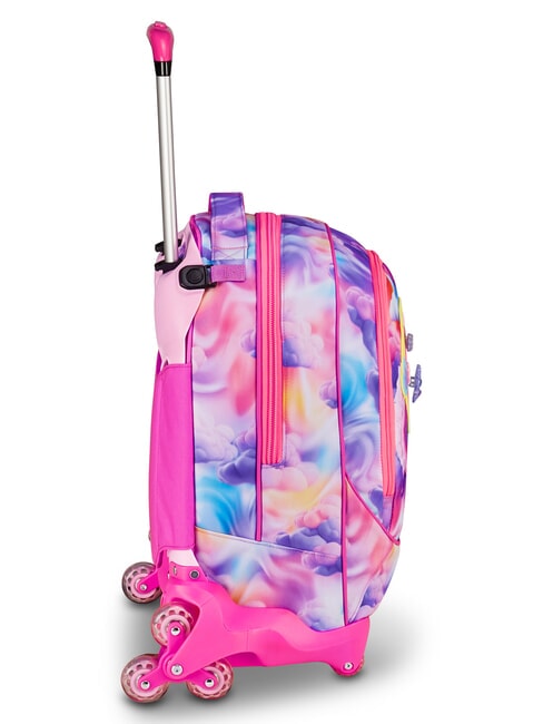 JOYFUL PINS GIRL Zaino Trolley 3 in 1 fuxiafluo - Zaini con carrello