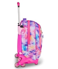 SJGANG JOYFUL PINS GIRL Zaino Trolley 3 in 1 fuxiafluo - Zaini con carrello - 7
