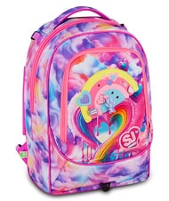 SJGANG JOYFUL PINS GIRL Zaino Trolley 3 in 1 fuxiafluo - Zaini con carrello - 8
