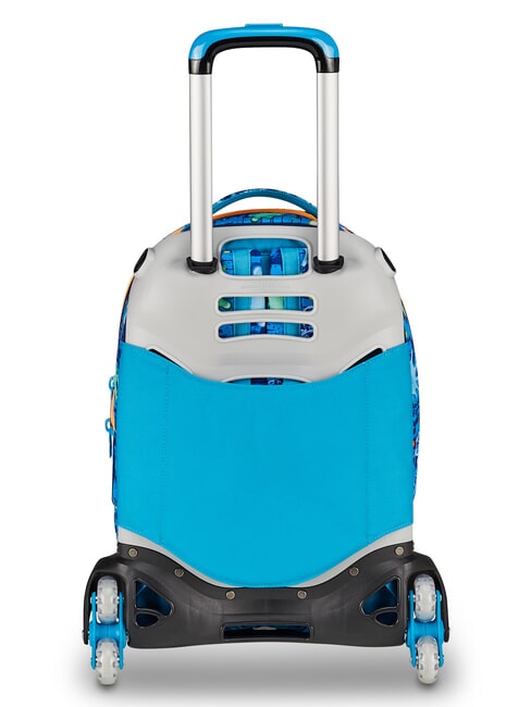 JOYFUL PINS BOY  BLUE PRINT           - Zaini con carrello