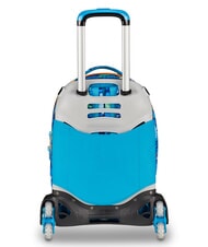 SJGANG JOYFUL PINS BOY  BLUE PRINT           - Zaini con carrello - 3