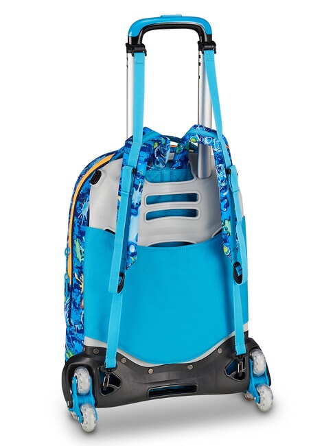 JOYFUL PINS BOY  BLUE PRINT           - Zaini con carrello