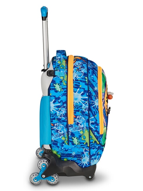 JOYFUL PINS BOY  BLUE PRINT           - Zaini con carrello