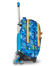 SJGANG JOYFUL PINS BOY  BLUE PRINT           - Zaini con carrello - 6