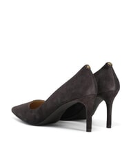 MICHAEL KORS ALINA D&eacute;collet&eacute; in pelle suede chocolate - Scarpe Donna - 3