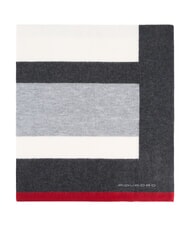 PIQUADRO SCIARPA Sciarpa con maglia a righe GRIGIO - Sciarpe - 3