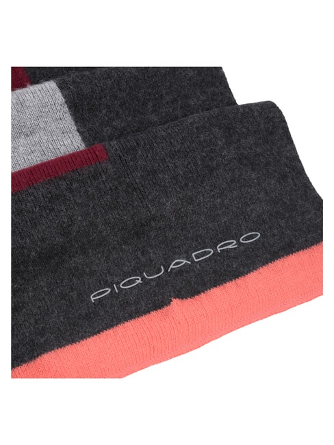 SCIARPA Sciarpa con maglia a righe bordeaux - Sciarpe
