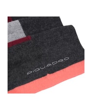 PIQUADRO SCIARPA Sciarpa con maglia a righe bordeaux - Sciarpe - 2