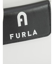 FURLA IRIS Mini Bag a tracolla talco/nero - Borse Donna - 4