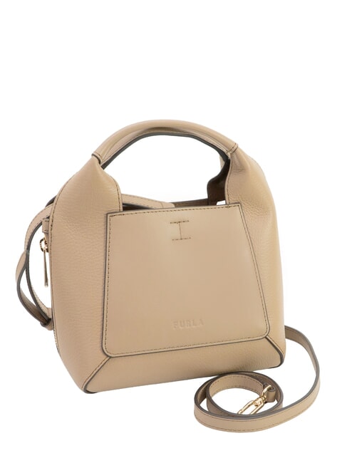 GILDA Borsamini in pelle con tracolla greige+salvia c - Borse Donna