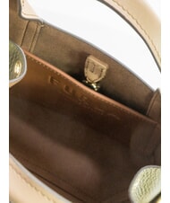 FURLA GILDA Borsamini in pelle con tracolla greige+salvia c - Borse Donna - 5
