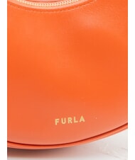 FURLA PRIMAVERA Borsa a spalla piccola pelle vitello tangerine - Borse Donna - 3