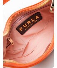 FURLA PRIMAVERA Borsa a spalla piccola pelle vitello tangerine - Borse Donna - 5