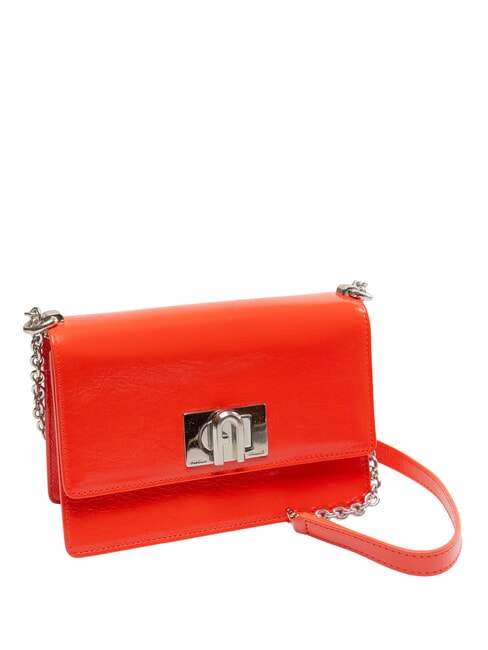 1927  Borsa a tracolla mini in pelle naplack fuoco - Borse Donna