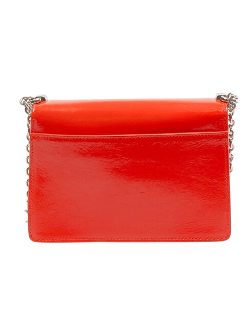 1927  Borsa a tracolla mini in pelle naplack fuoco - Borse Donna