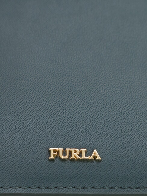  LINDA Porta Badge in pelle ardesia - Portafogli Donna