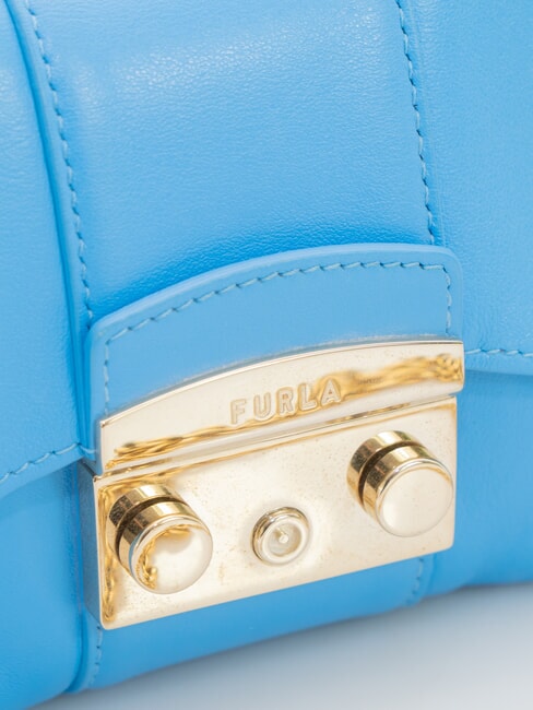 METROPOLIS Borsa mini a tracolla in pelle cerulean - Borse Donna