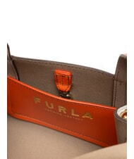 FURLA GILDA Borsamini in pelle con tracolla clivia+marshmallow - Borse Donna - 5