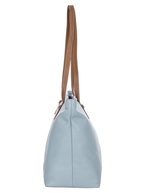 CREMONA S Borsa shopping in pelle, a spalla cielo - Borse Donna