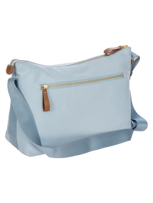 CREMONA Borsa mini in pelle, a tracolla cielo - Borse Donna