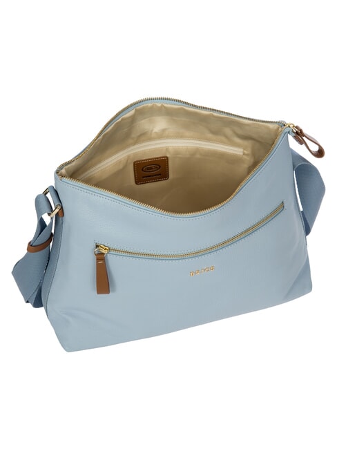 CREMONA Borsa mini in pelle, a tracolla cielo - Borse Donna