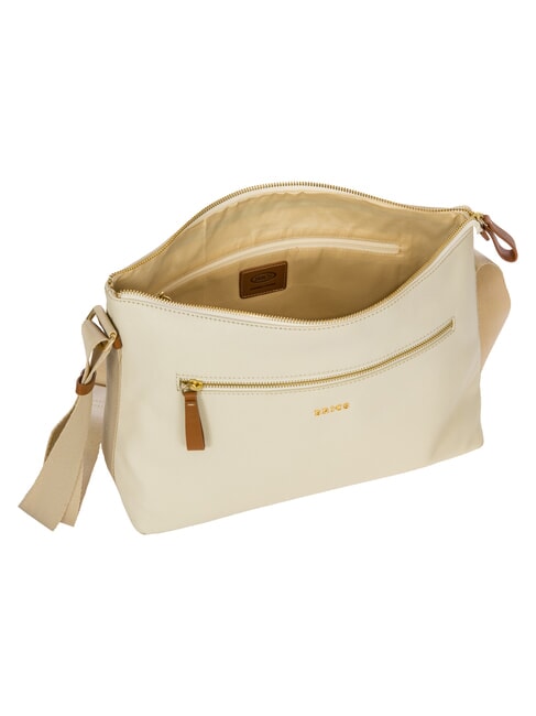 CREMONA Borsa mini in pelle, a tracolla PANNA - Borse Donna