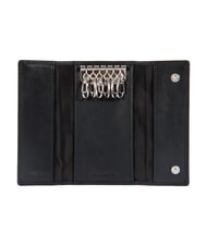 BRIC&rsquo;S BERNINA  Astuccio portachiavi in pelle Nero - Portachiavi - 3