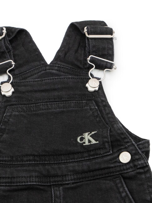 CK Salopette di jeans washed black - Pantaloni bambini