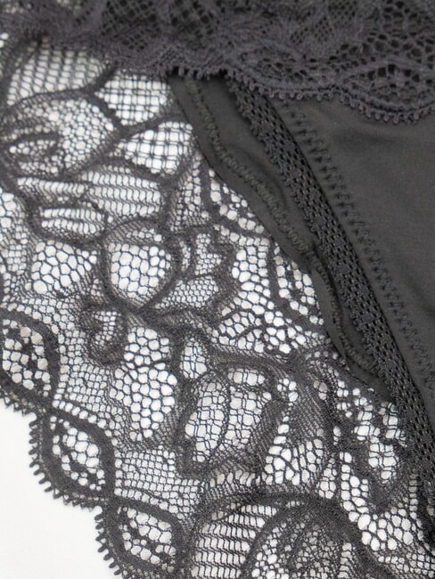 CK Mutandine di pizzo black - Slip Donna