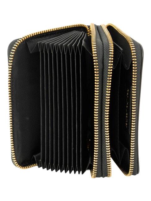 LOVE EMBOSSED Portafoglio in pelle, con portacarte Nero - Portafogli Donna