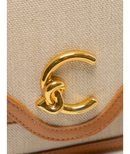 COCCINELLE C-ME CANVAS Borsa mini in pelle, a tracolla reef/peach - Borse Donna - 3