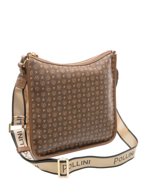 HERITAGE Borsa a tracolla regolabile marrone/crema - Borse Donna