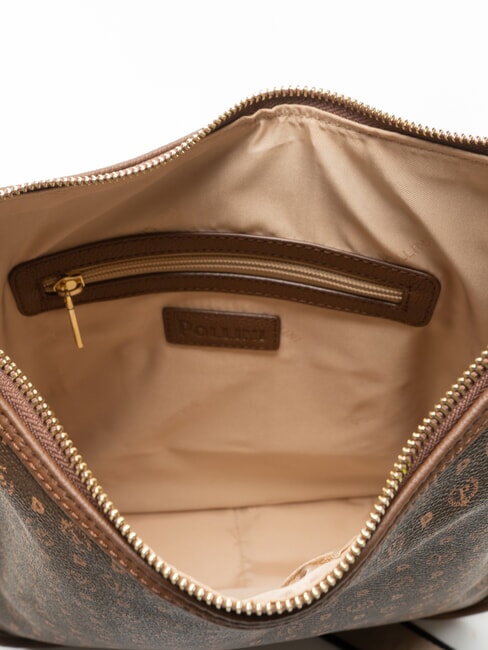 HERITAGE Borsa a tracolla regolabile marrone/crema - Borse Donna