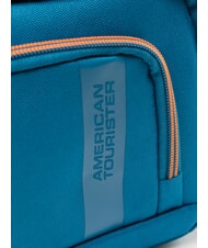 AMERICAN TOURISTER BLAZING RIDE Beauty case con tasca frontale teal/orange - Beauty Case - 3