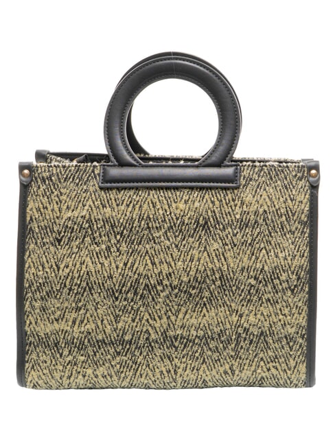 ICONIC WOOL Borsa tote con tracolla black/yellow - Borse Donna