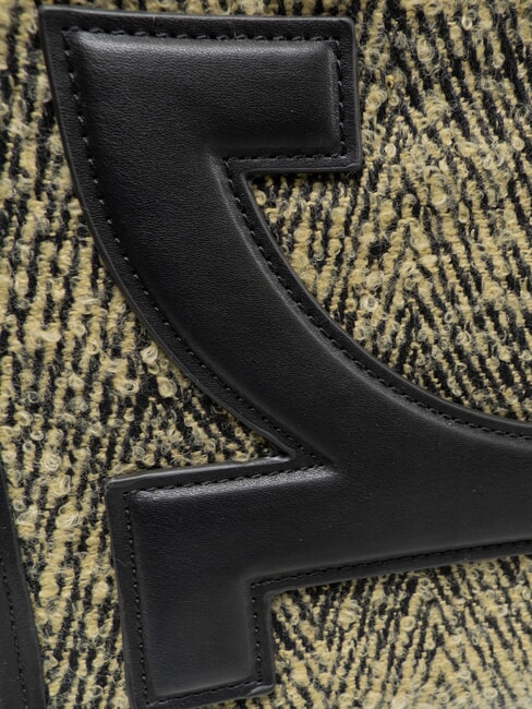 ICONIC WOOL Borsa tote con tracolla black/yellow - Borse Donna