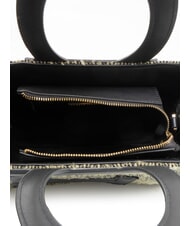 ROCCOBAROCCO ICONIC WOOL Borsa tote con tracolla black/yellow - Borse Donna - 5