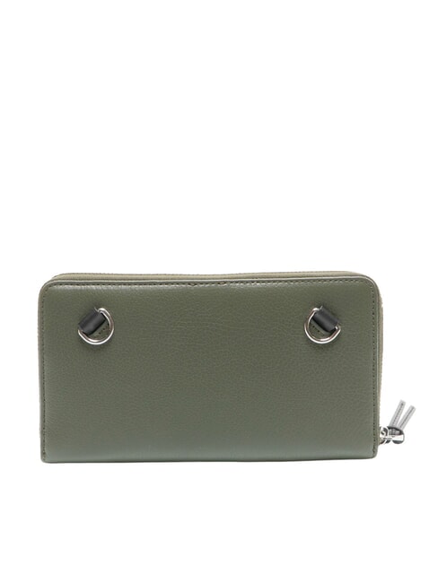 STG SOFT Beauty in pelle martellata alga - Beauty Case