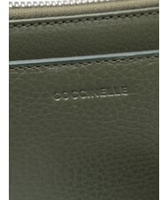 COCCINELLE STG SOFT Beauty in pelle martellata alga - Beauty Case - 4