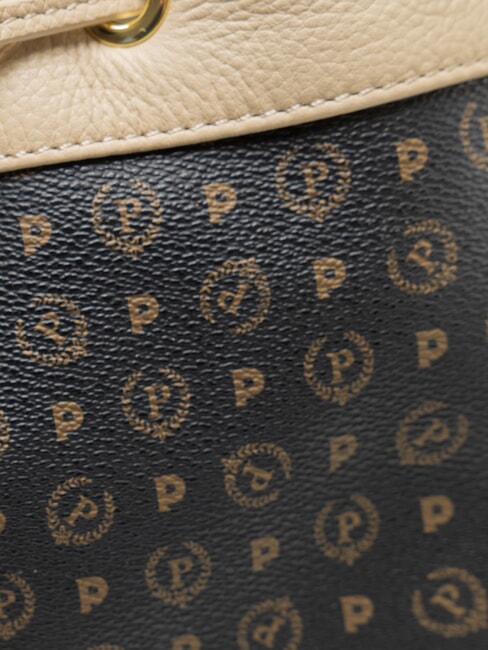 HERITAGE Borsa secchiello a tracolla nero/avorio - Borse Donna
