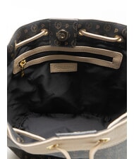 POLLINI HERITAGE Borsa secchiello a tracolla nero/avorio - Borse Donna - 5
