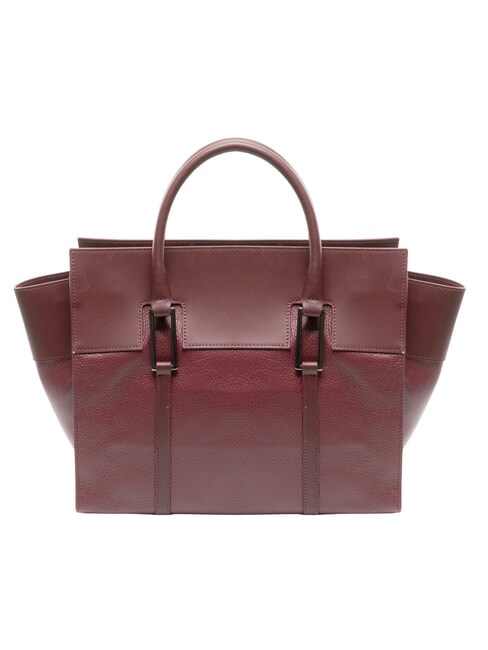HELLEN Borsa a mano, in pelle bordeaux - Borse Donna