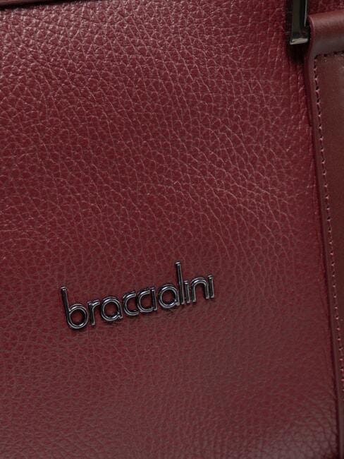 HELLEN Borsa a mano, in pelle bordeaux - Borse Donna