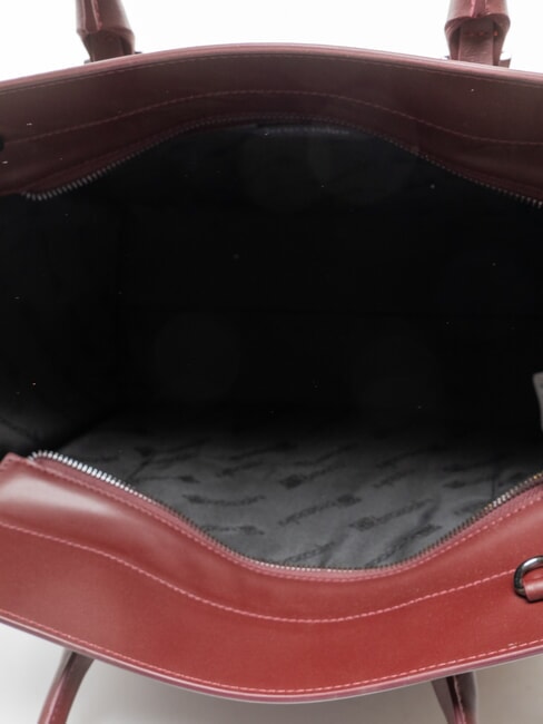 HELLEN Borsa a mano, in pelle bordeaux - Borse Donna