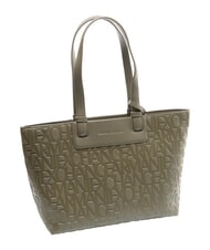 ARMANI EXCHANGE A|X ALL OVER Shopper a spalla savanna - Borse Donna - 2