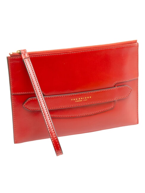 LUCREZIA Pochette in pelle flamenco abb. oro - Borse Donna