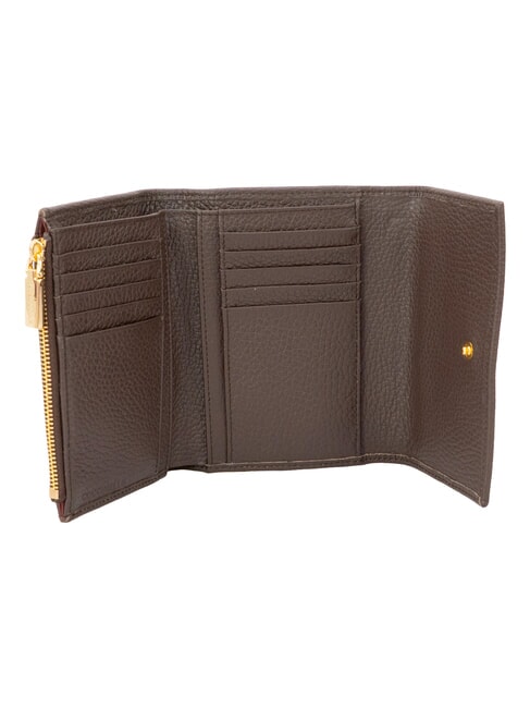 KELSEY Portafoglio in pelle fondant brown - Portafogli Donna